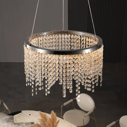 16 Inch Crystal Chandelier - Modern Living Room Lighting