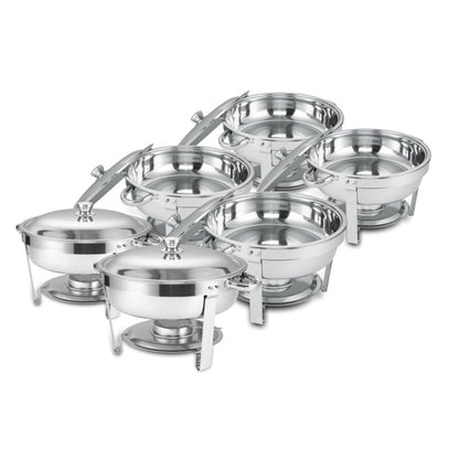Round Buffet Catering Dish For Home and Outdoor  6 Packs