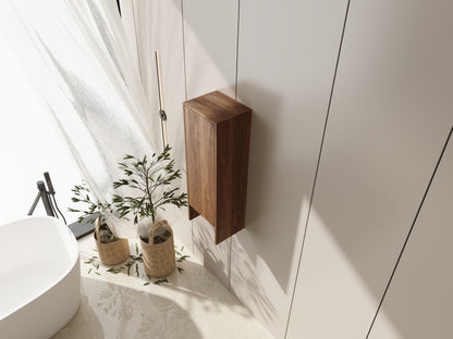 Wall Mounted Bathroom Cabinet - 12 Inch Soft Close Storage