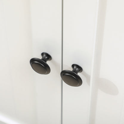 Modern White Bathroom Under Sink Cabinet - Storage Solutions