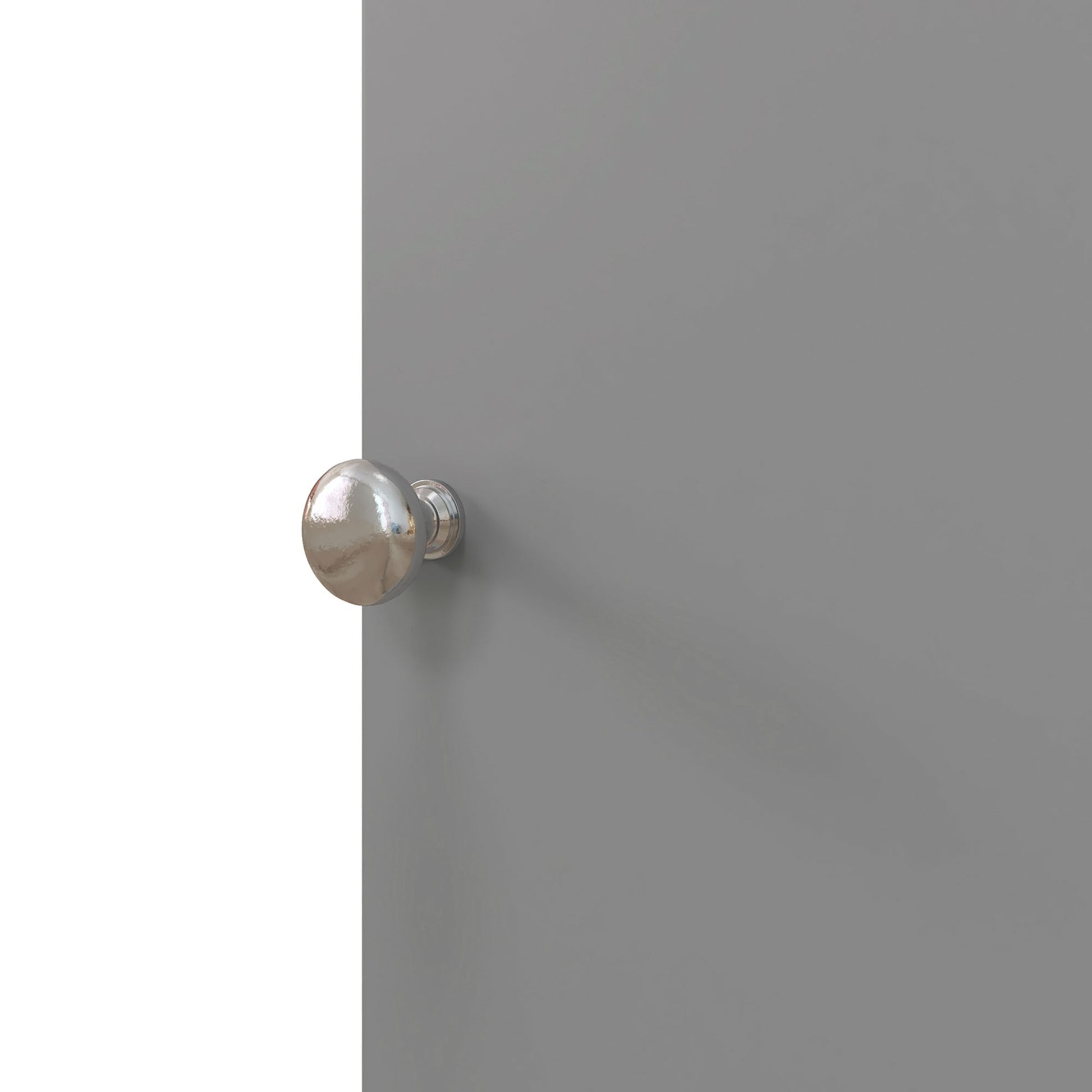 Gray Bathroom Storage Cabinet - Toilet Paper Organizer