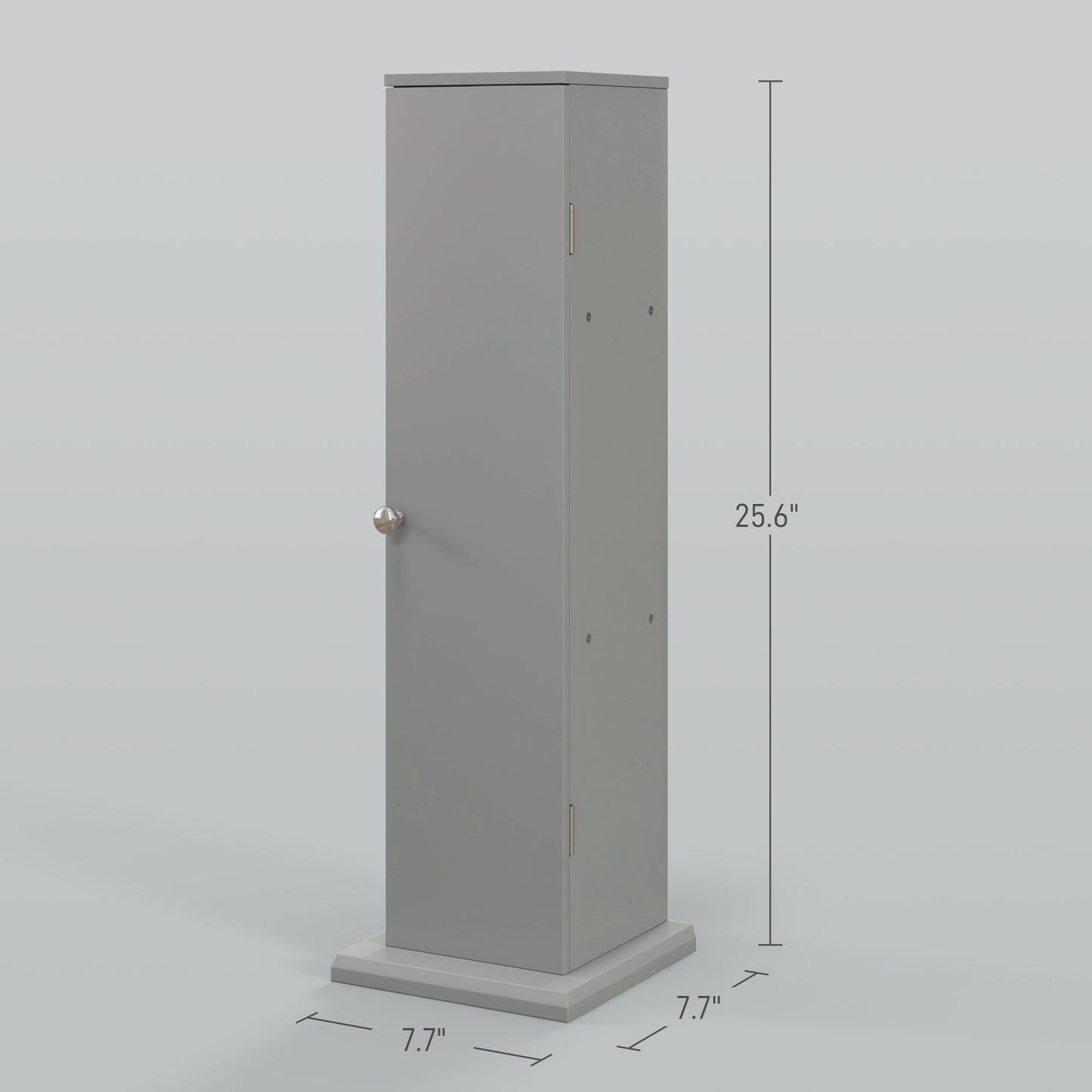 Gray Bathroom Storage Cabinet - Toilet Paper Organizer