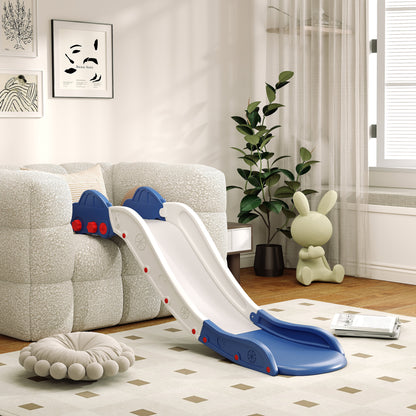 63" Blue HDPE Toddler Slide - Bed Sofa Slide