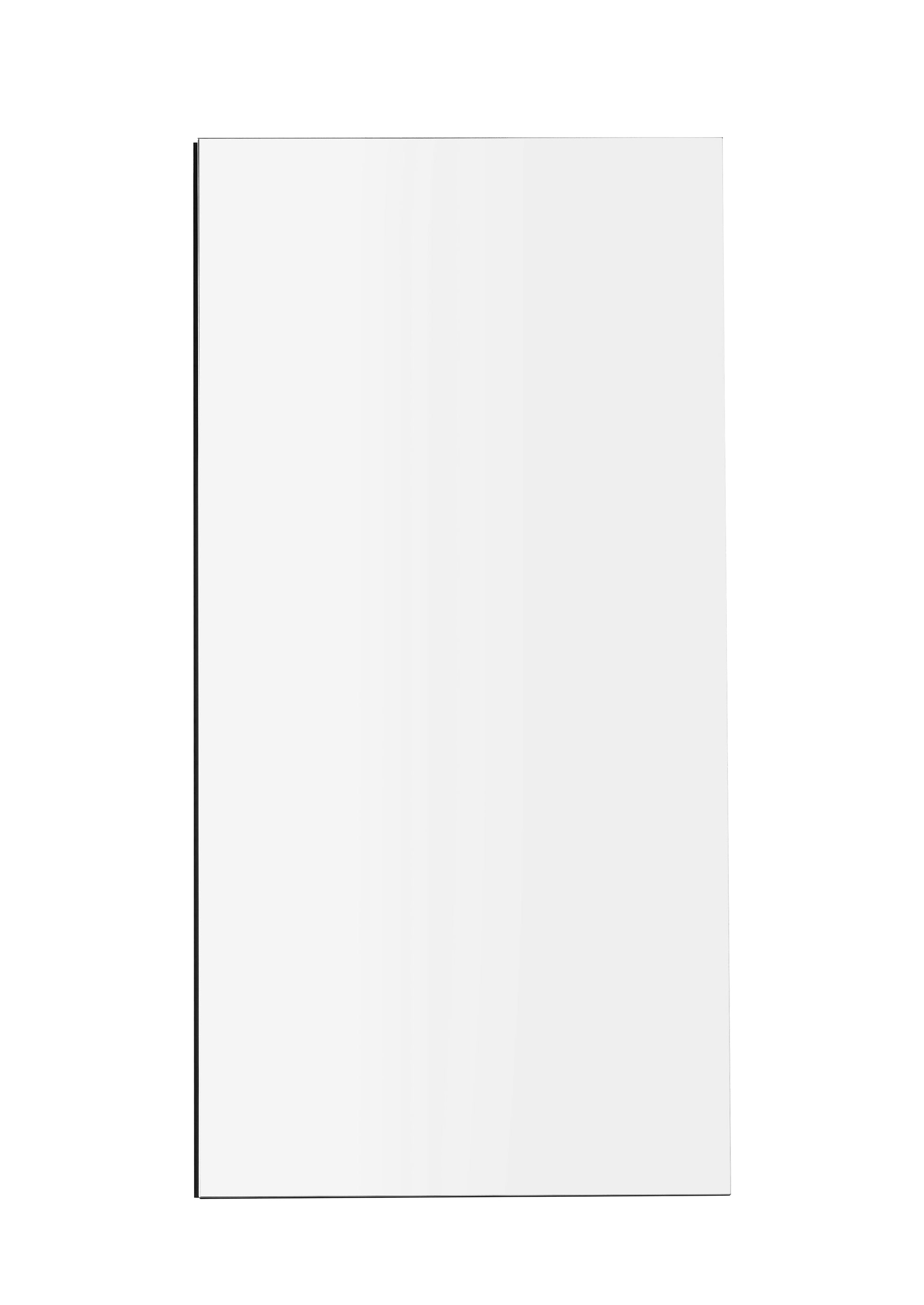 18 x 36 Inch Wall Mounted Bathroom Mirror Cabinet - Matte Black