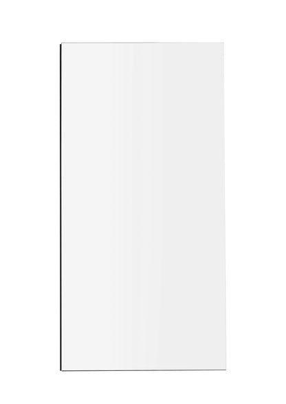 18 x 36 Inch Wall Mounted Bathroom Mirror Cabinet - Matte Black