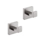2 Pack Wall-Mounted Stainless Steel Bathroom Towel Hooks/Coat Hooks for Bathroom, Bedroom, Kitchen