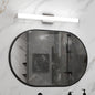 Bathroom Vanity Light Brushed Nickel Square LED 33inch 18W 6000K Cool White Light Wall Bar Lighting Fixtures Over Mirror