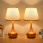 2-piece set of three level dimming small table lamp pink bedside lamp for children's rooms/offices/living rooms (including LED bulbs)