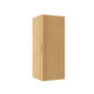 BOI 12" Wall-Mounted Floating Striped Bathroom Vanity Side Cabinet with a Door and a Shelf, (Suitable for BRON Bathroom Vanity), Corolla Oak Woodgrain Color