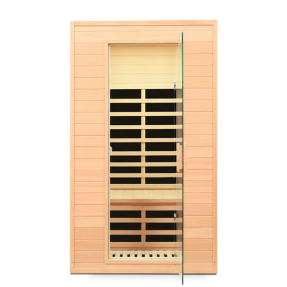 Two Person Far Infrared Sauna Room - Natural Wood
