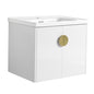 24 Inch Soft Close Doors Bathroom Vanity With Sink, For Small Bathroom (KD-Packing)