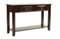 Classic Modern Wooden 1pc Console Table Living Room Furniture Table Veneer Top Drawers Shelf Storage Espresso / Antique Black Finish