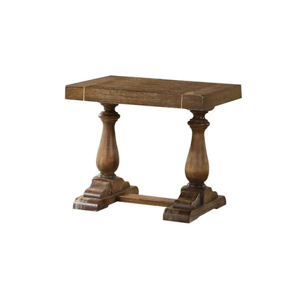 Driftwood Transitional End Table - Living Room Accent