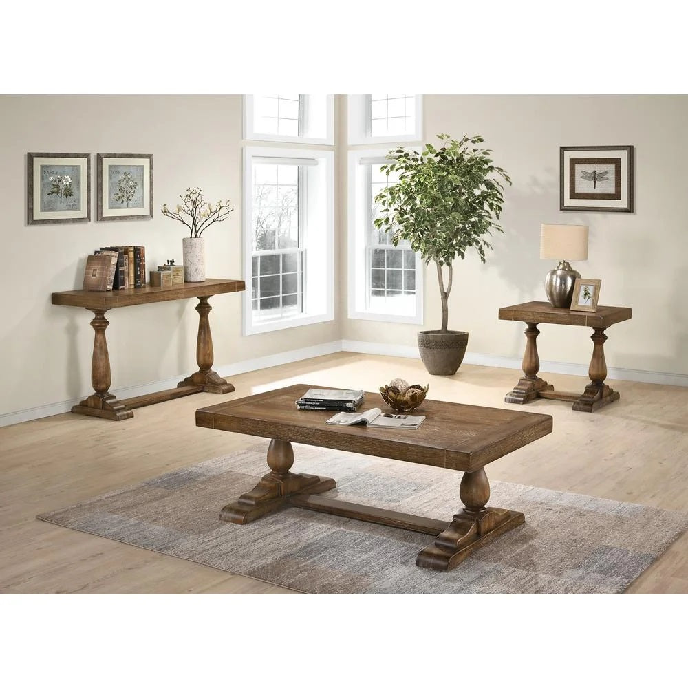 Driftwood Transitional End Table - Living Room Accent