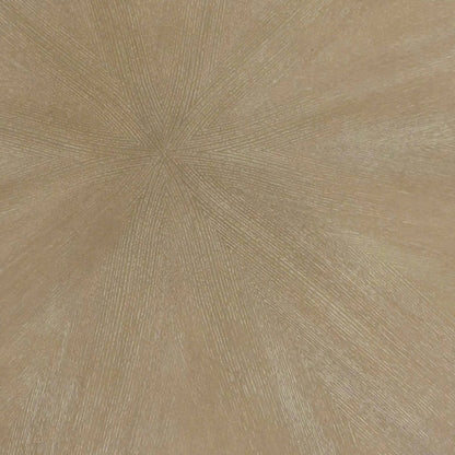 36 Round Natural MDF Coffee Table - Reclaimed Greige for Living Room