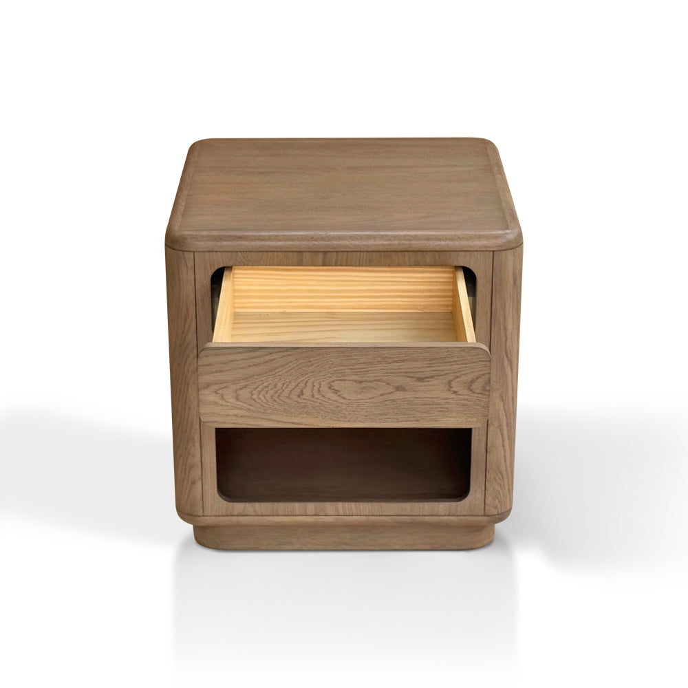Driftwood End Table - Stylish Storage & Comfort