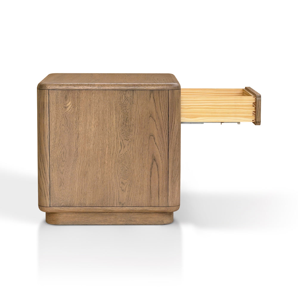 Driftwood End Table - Stylish Storage & Comfort