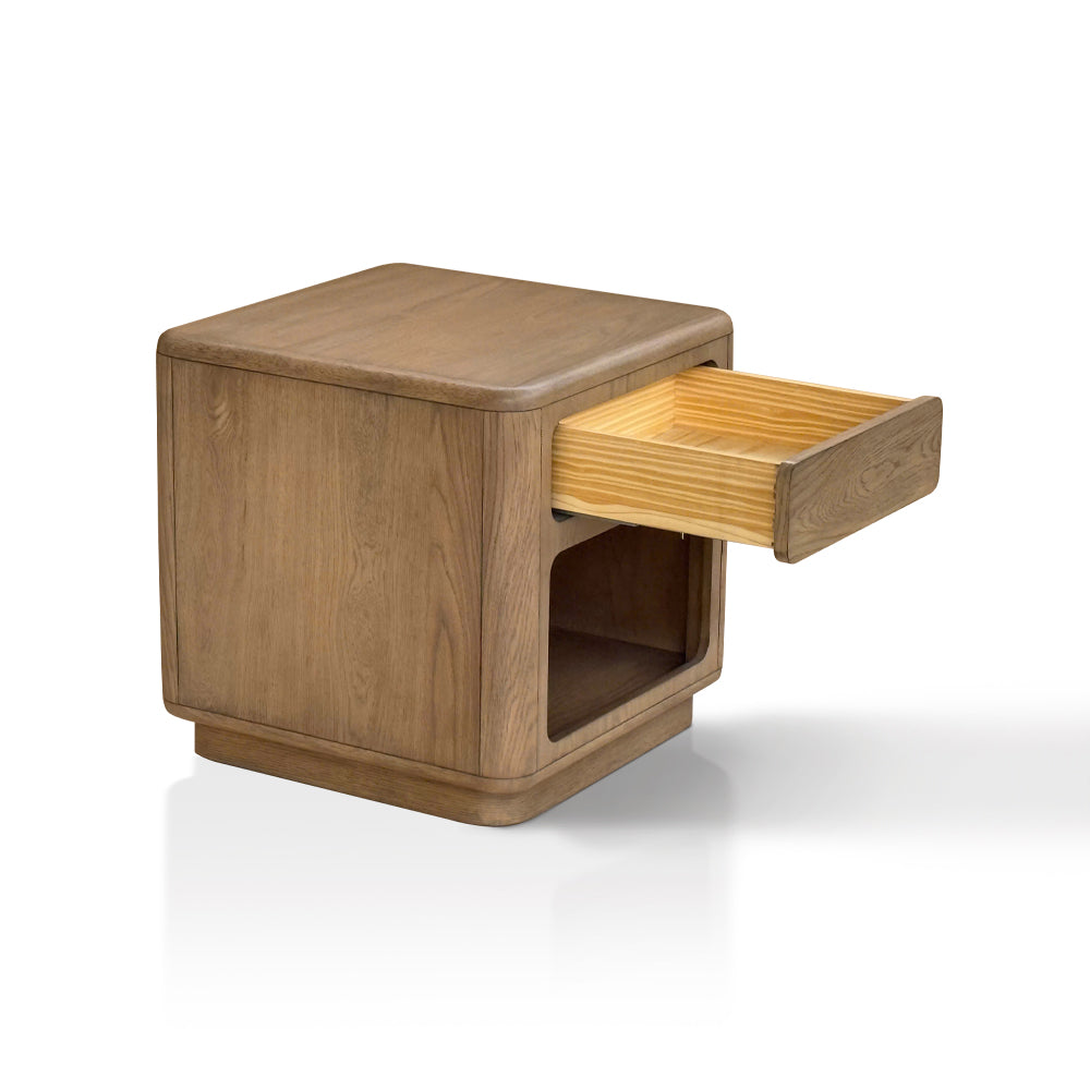 Driftwood End Table - Stylish Storage & Comfort