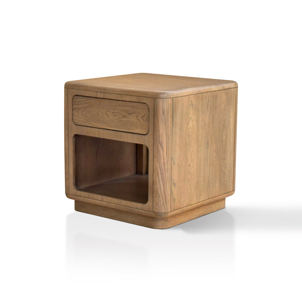 Driftwood End Table - Stylish Storage & Comfort
