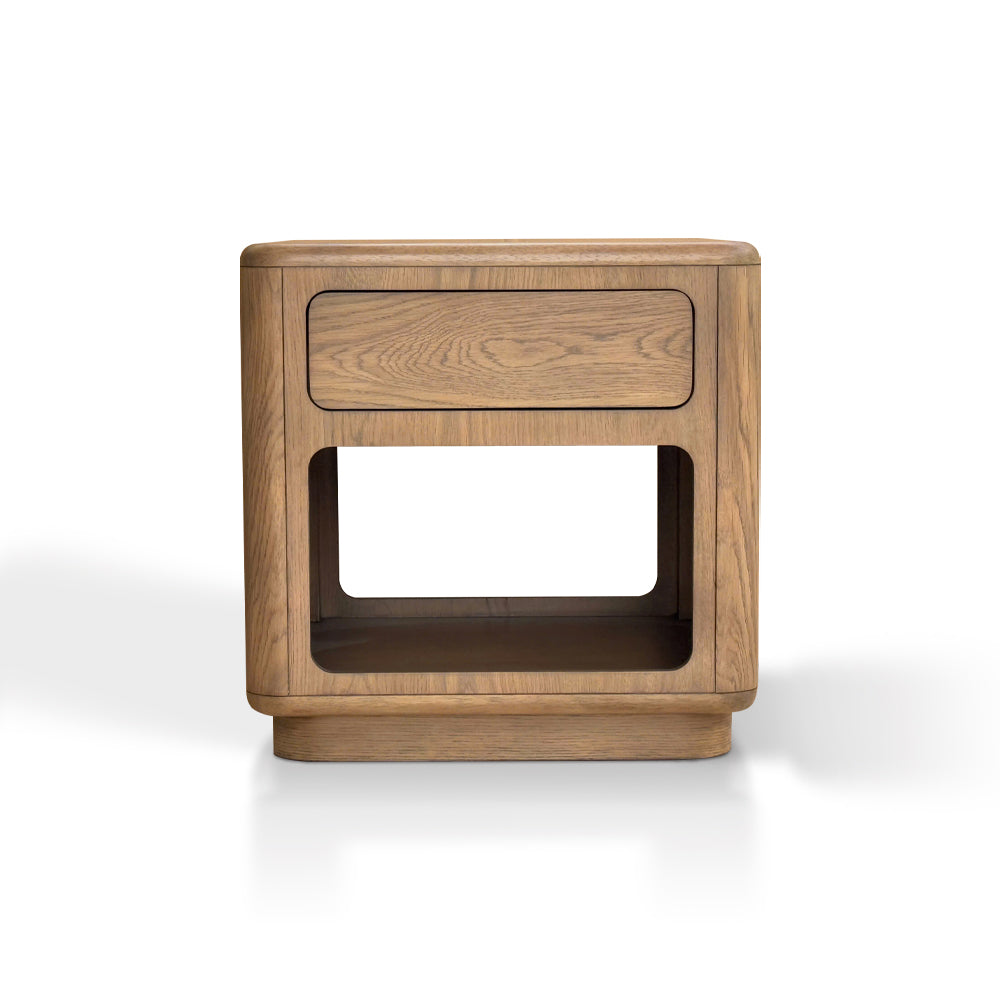Driftwood End Table - Stylish Storage & Comfort