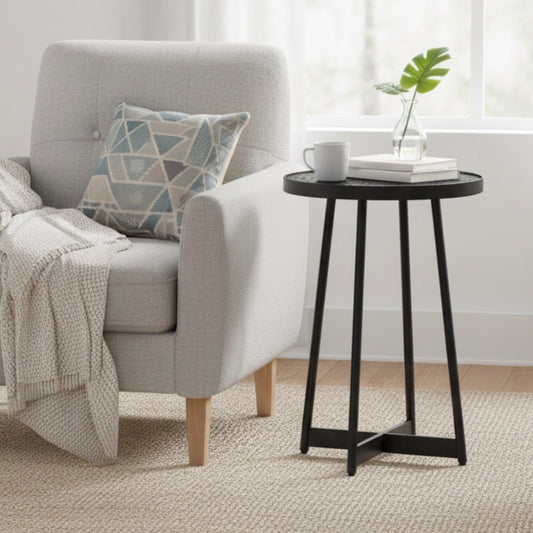 Ranlo Modern Round Accent Table