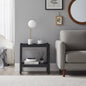 Yonda Matte Black Accent Table