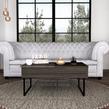 Westover Rectangle Lift Top  Coffee Table Carbon Espresso and Onyx