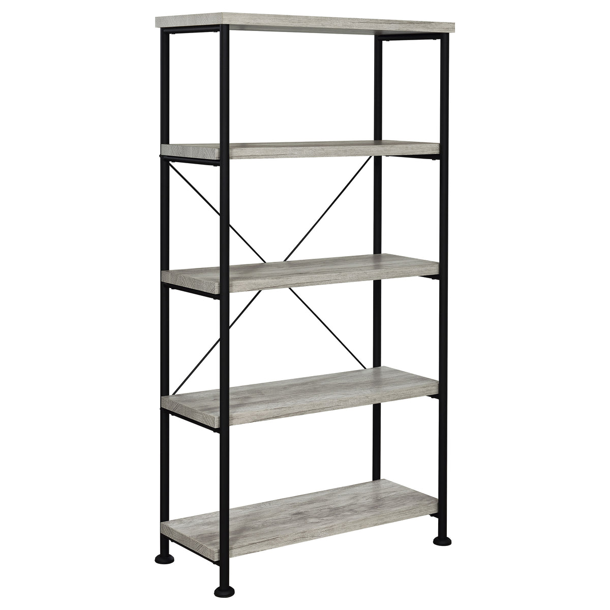 Grey Driftwood 4-Shelf Bookcase - Storage & Display