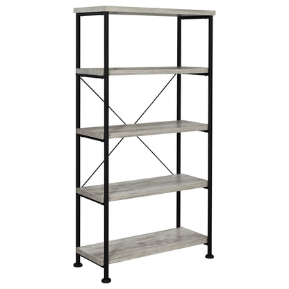 Grey Driftwood 4-Shelf Bookcase - Storage & Display