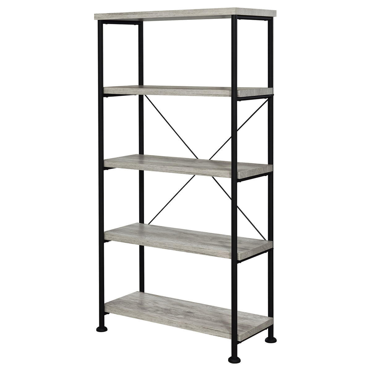 Grey Driftwood 4-Shelf Bookcase - Storage & Display
