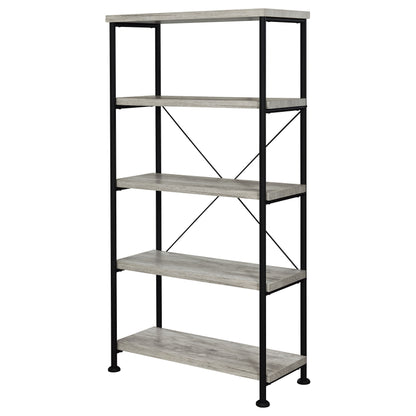 Grey Driftwood 4-Shelf Bookcase - Storage & Display
