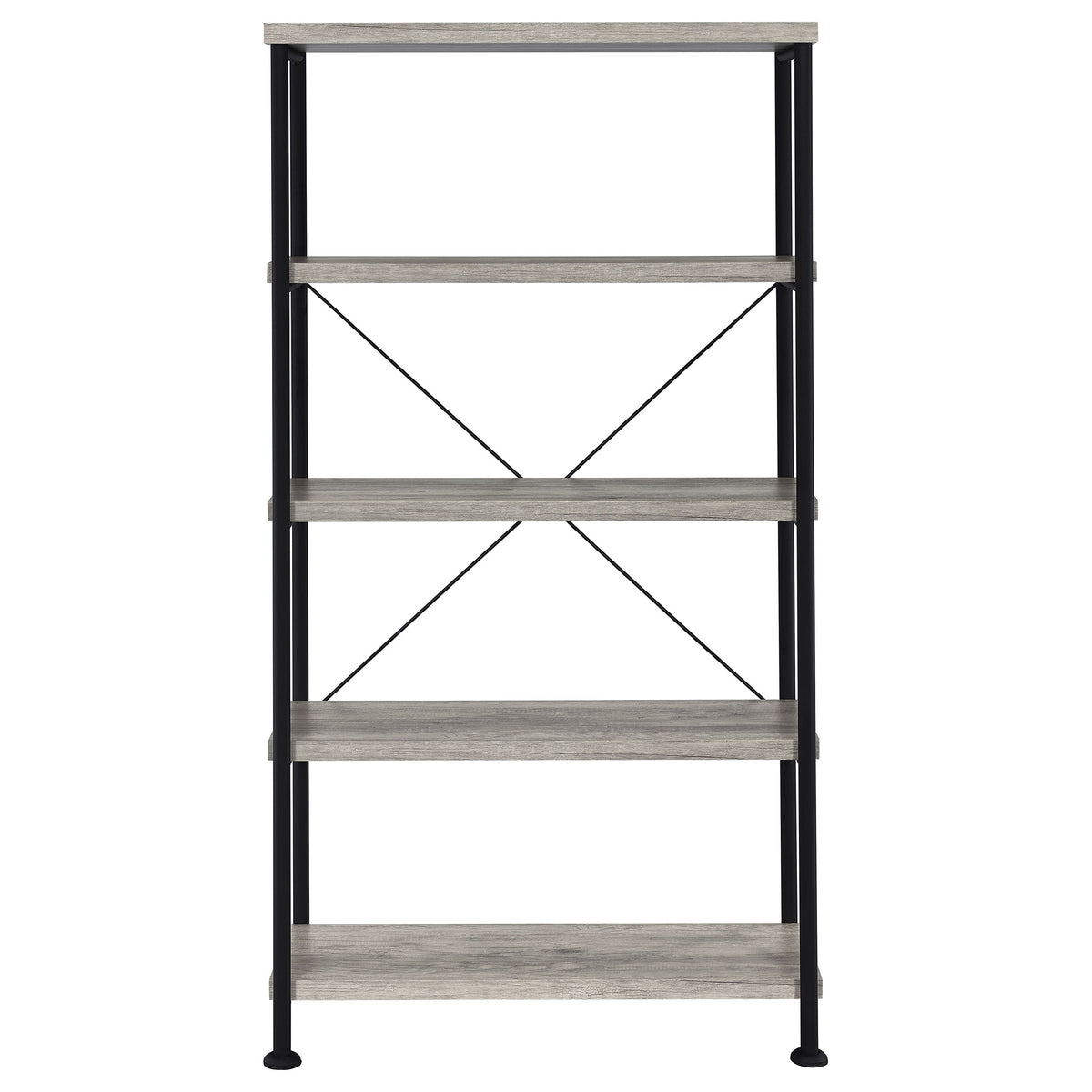 Grey Driftwood 4-Shelf Bookcase - Storage & Display