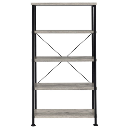 Grey Driftwood 4-Shelf Bookcase - Storage & Display