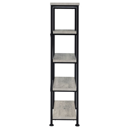 Grey Driftwood 4-Shelf Bookcase - Storage & Display
