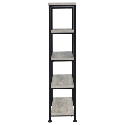 Grey Driftwood 4-Shelf Bookcase - Storage & Display