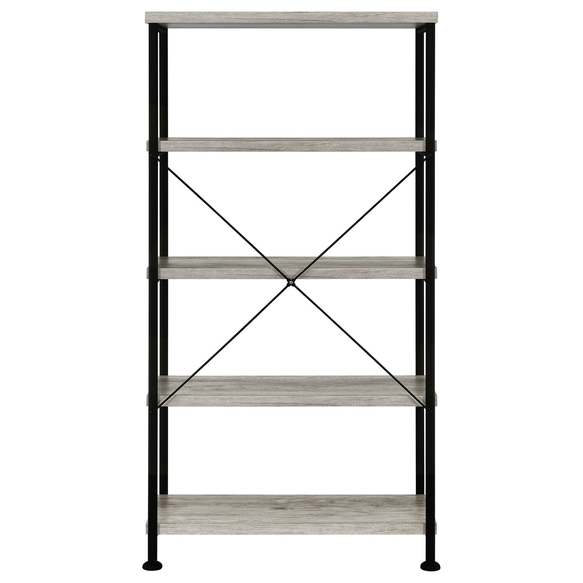 Grey Driftwood 4-Shelf Bookcase - Storage & Display
