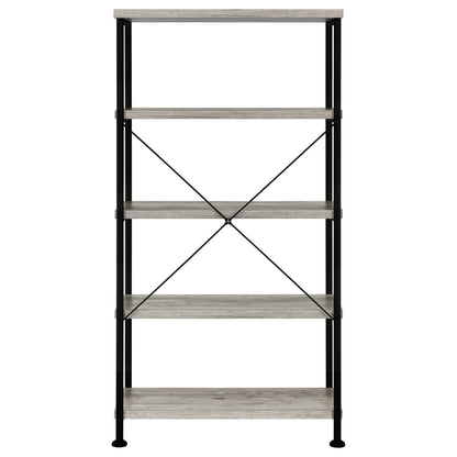 Grey Driftwood 4-Shelf Bookcase - Storage & Display