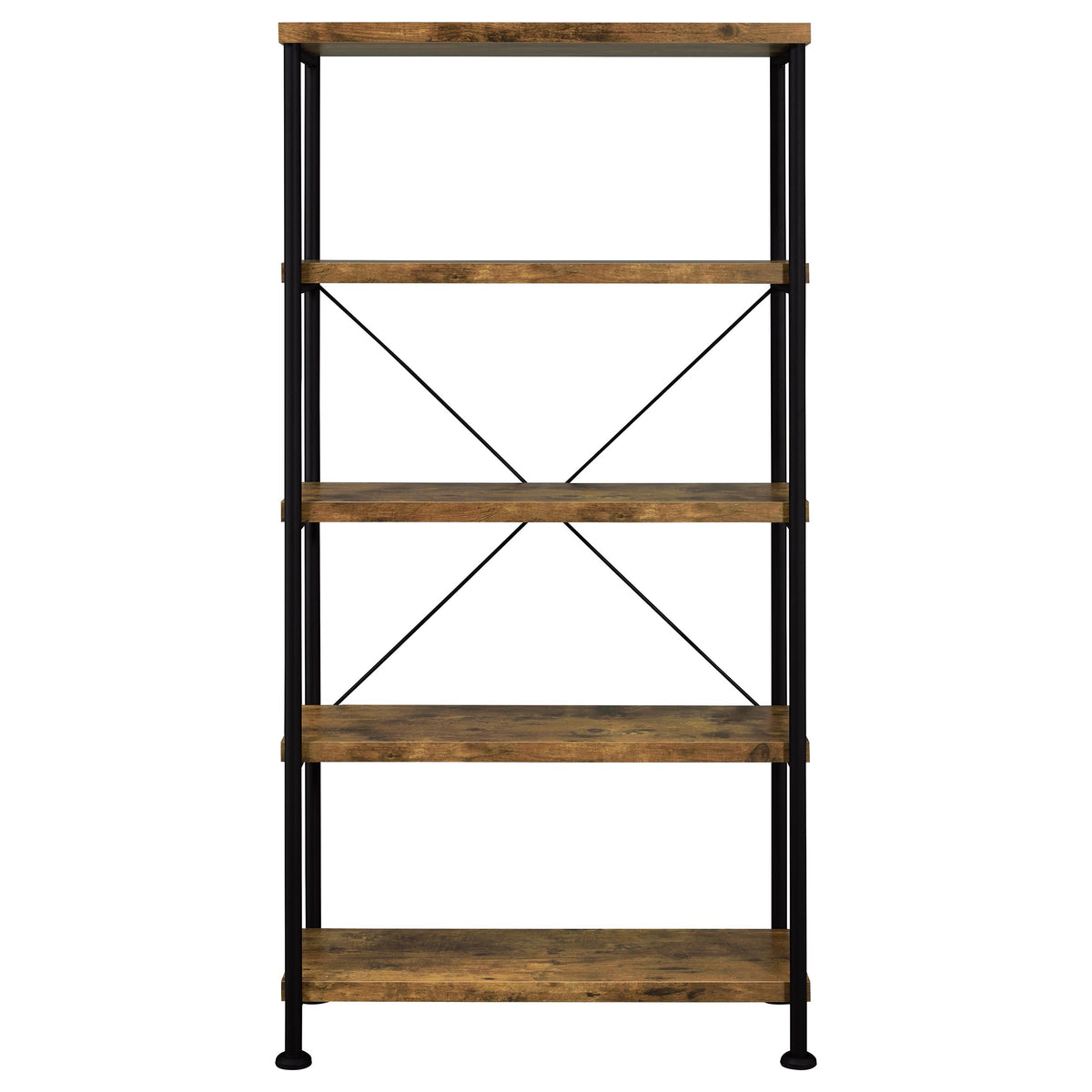 Brown 4 Shelf Bookcase - Office Storage