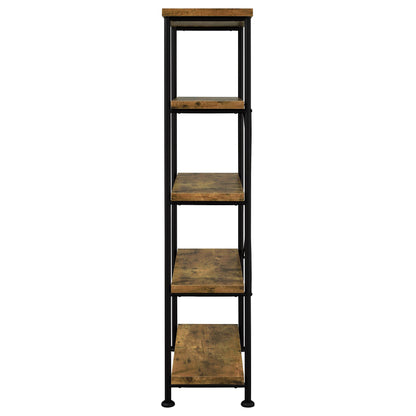 Brown 4 Shelf Bookcase - Office Storage