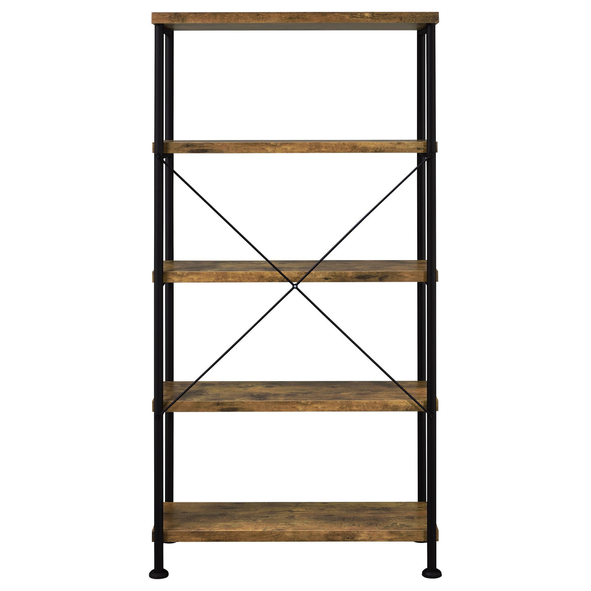 Brown 4 Shelf Bookcase - Office Storage