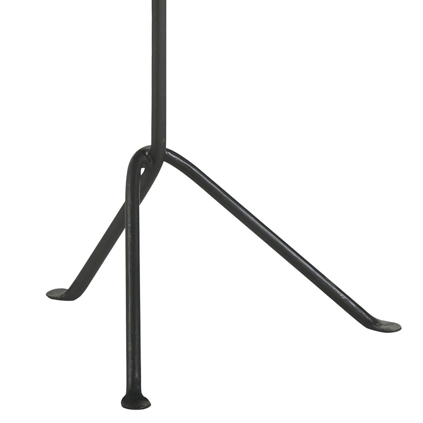 Dark Brown Mango Wood Accent Table - Tripod Style