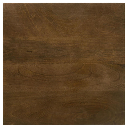 Dark Brown Mango Wood Accent Table - Tripod Style