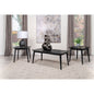 Bivens Black 3-piece Rectangular Coffee Table Set