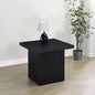 Exeter Black Square End Table