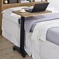 Geary Mango Height Adjustable Mobile Bedroom C-Table