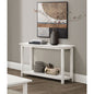 Castleton White Wood Entryway Sofa Console Table
