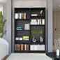 Wenge 2 Piece Living Room Set with 2 Bookcases