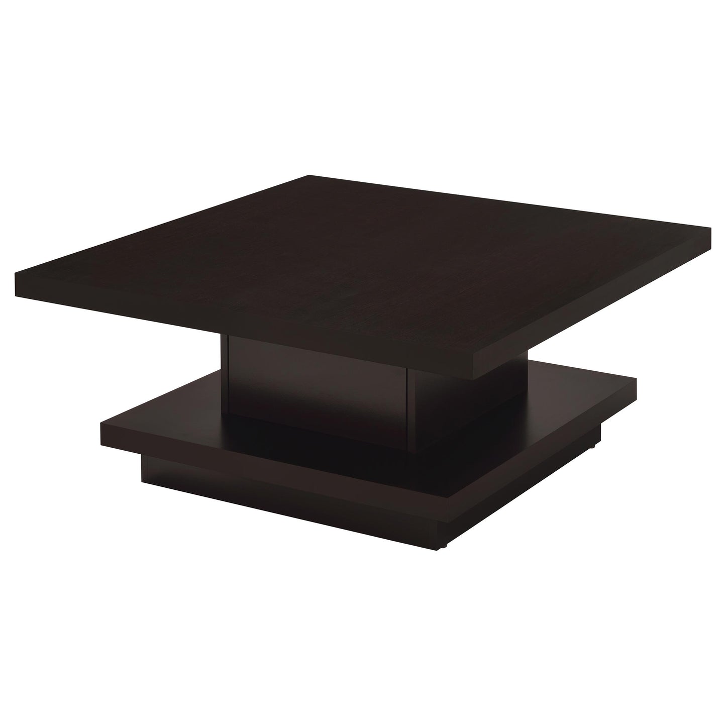 Cappuccino 2-Piece Square Coffee & End Table Set - Engineered Wood