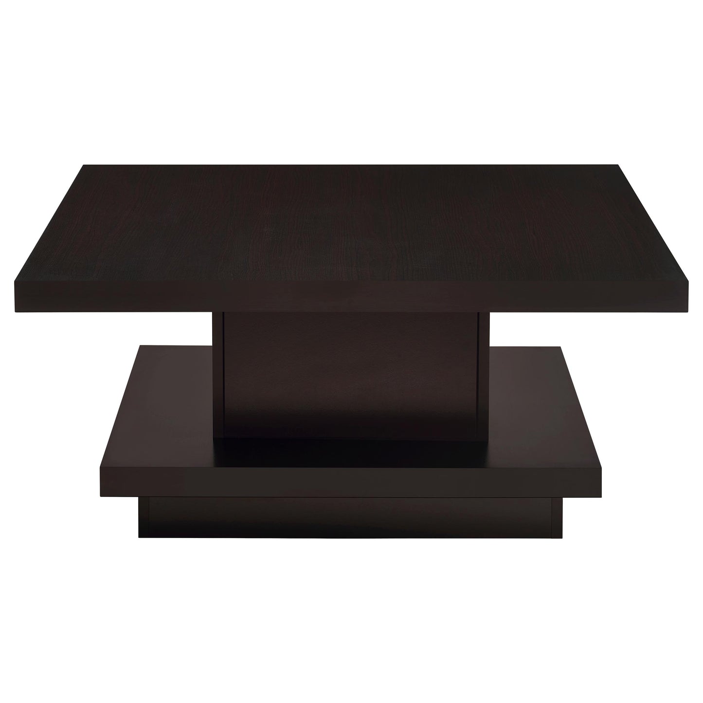 Cappuccino 2-Piece Square Coffee & End Table Set - Engineered Wood