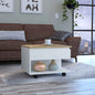 Luanda Lift Top Coffee Table, Casters, One Shelf